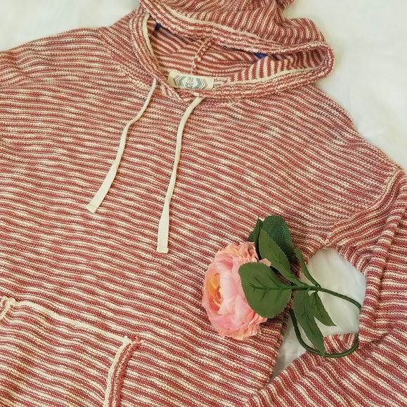 ♥ Pink Rose knitted hoodie Size M - Picture 3 of 3